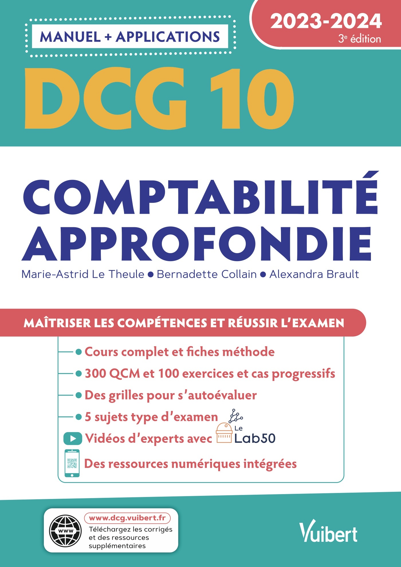 DCG 10 - Comptabilité approfondie : Manuel et Applications 2023-2024