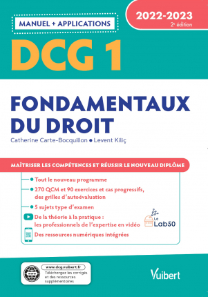 DCG1 fondamentaux du droit 2022-2023