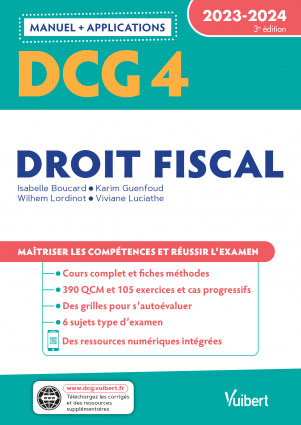 DCG 4 droit fiscal 2023-2024
